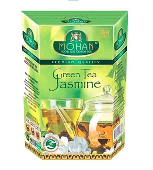Чай зеленый с жасмином крупнолистовой Mohan 100 гр