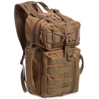 Рюкзак тактический патрульный однолямочный SILVER KNIGHT TY-5386 30 л хаки