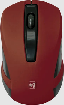 Миша Defender #1 Datum MM-605 бездротова червона