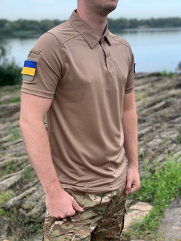 Тактическая футболка поло Bikatex,военная футболка L