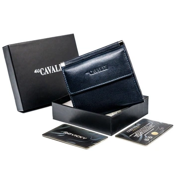 Кошелек женский кожаный 4U CAVALDI RD-16-GCL-6252 синий