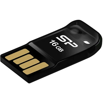 Флеш-накопичувач SiliconPower USB 2.0 Touch T02 16Gb Black (SP016GBUF2T02V1K)
