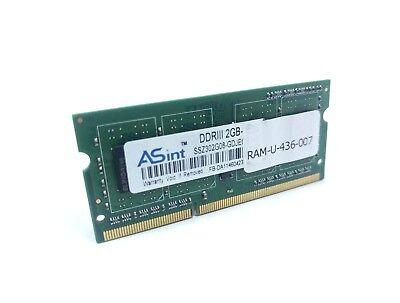 Модуль памяти ASint DDR3 2Gb 1333MHz Sodimm (SSZ302G08-GDJEC), б/у