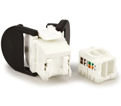 Модуль Keystone UTP RJ45 кат. 6А, білий, Corning