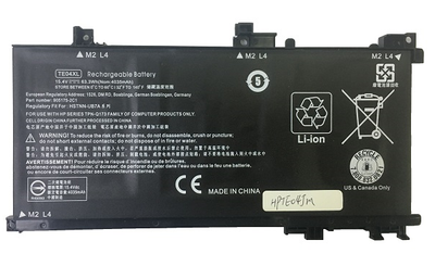 Акумуляторна батарея HP TE04XL (15.4V, 4112 mAh, Li-Polymer) для OMEN 15-AX200 15-AX250WM 15-AX210NR