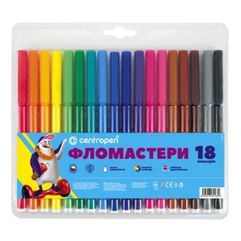 Фломастеры, 18 цветов MiC 7790/18 ТП