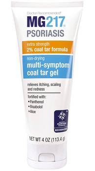 Гель для лечения псориаза и себореи MG217 2% Psoriasis Extra Strength Multi-Symptom Coal Tar Gel 113.4 г