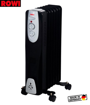 Радіатор масляний ROWI HOR 1500/7/2 SLIM 1500 Вт, 7 секцій, Німеччина (103030344)