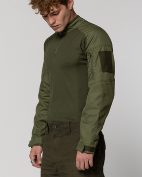 Боевая тактическая рубашка Убакс Ubacs зеленая хаки размер XL/52