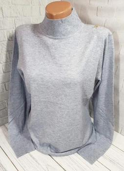 Гольф Milano батал горло-стойка L/XL (50-52) Светло-серый