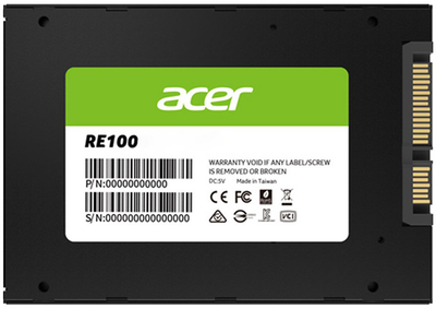 SSD диск Acer RE100 1TB 2.5" SATAIII 3D NAND TLC (BL.9BWWA.109)