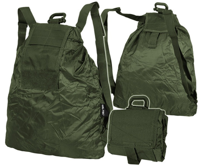 Рюкзак универсальный складной Mil-tec Roll Backpack водонепроницаемый оливковый