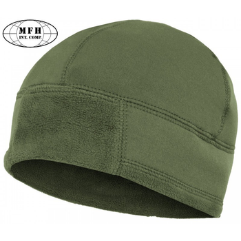 Шапка тактическая теплая, военная шапка флис, хаки/олива, MFH Германия, размер 54-58