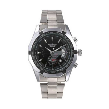 Наручные часы AlexMosh мужские Winner Silver-Black (10)