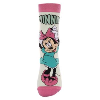 Шкарпетки Minnie Mouse Disney 23-26 (1-3 роки) MN19004-3 Рожево-бірюзовий 2891146980336