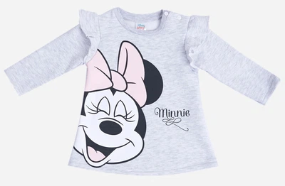Платье Minni Mouse Disney 80-86 см (12-18 мес) MN18374 Серый 8691109924766