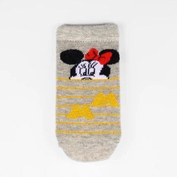 Носки Минни Маус 19-20р (6-12 мес) Disney MN17042-3 Серо-желтый 2000000036793