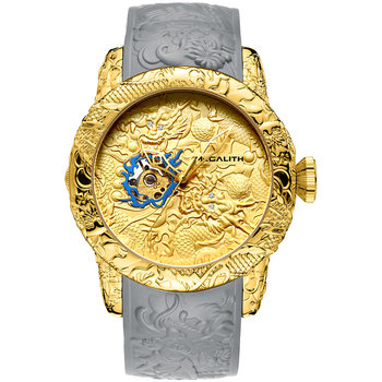 Годинник Megalith 8041MA Gold-Gray Dragon Sculpture