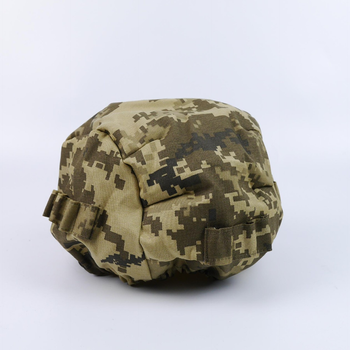 Тактический кавер на шлем, маскирующий кавер на кастку , чехол для маскировки ЗСУ Пиксельный камуфляж
