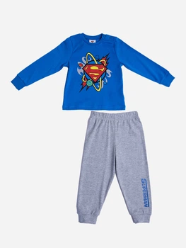 Комплект Superman Cimpa 74-80 см (9-12 міс) SM18448 Сіро-синій 8691109934383