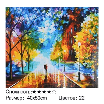 Картина по номерам Городской пейзаж Kimi 40 х 50 см 6900066366529