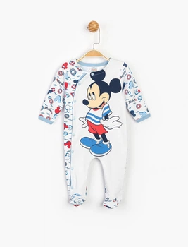 Человечек (комбинезон) Mickey Mouse Disney 0-3 мес (56-62 см) белый MC15472