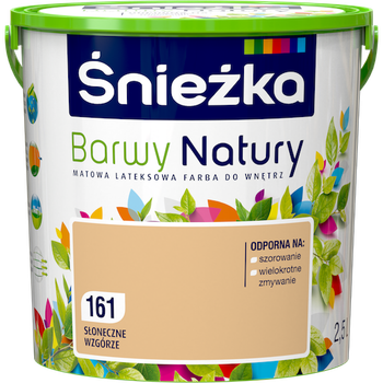Фарба інтер'єрна латексна Sniezka Barwy Natury 161 сонячний пагорб 2,5 л
