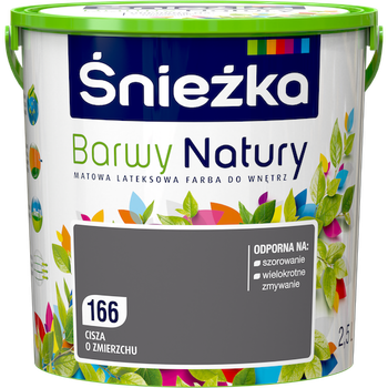 Краска интерьерная латексная Sniezka Barwy Natury 166 тишина сумерек 2,5 л
