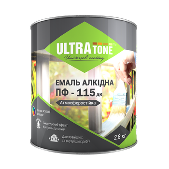 Емаль алкідна ПФ-115 ULTRAtone жовта 2,8 кг