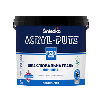 Шпаклівка полімерна Sniezka ACRYL-PUTZ FS20 Finisz 5 кг