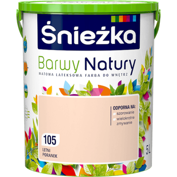 Краска интерьерная латексная Sniezka Barwy Natury 105 летнее утро 5 л