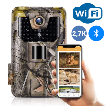 Фотоловушка, охотничья WiFi камера Suntek WiFi900plus, 2,7K, 36Мп, с приложением iOS / Android