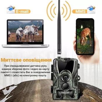 Фотопастка, мисливська камера Suntek HC-801G, 3G, SMS, MMS
