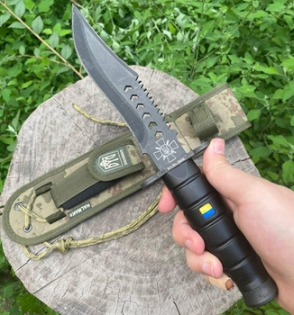 Нож с чехлом Halmak Patriot b1 Патриот Украины
