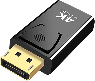 Видеоадаптер для передачи видео и аудио с DisplayPort на HDMI OEM DP2HDMI-02, переходник для ПК, ноутбука, монитора, 4K