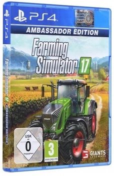 Игра Farming Simulator 17 Ambassador Edition для PS4 (Blu-ray диск, English version)