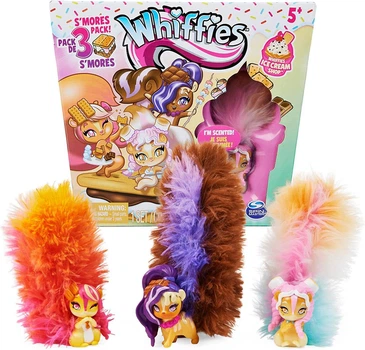 Іграшки тварин з ароматними плюшевими хвостами (3шт в упаковці) Whiffies 6063129 Spin Master