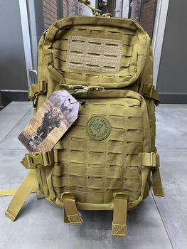 Військовий рюкзак 50 л WOLFTRAP, темний пісок, тактичний рюкзак для військових, армійський рюкзак для солдатів