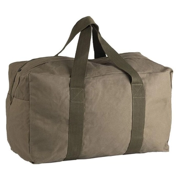 Тактическая Сумка Mil-Tec Cotton Parachute Cargo Bag 77л 60 x 35 x 30см Олива (13827001)
