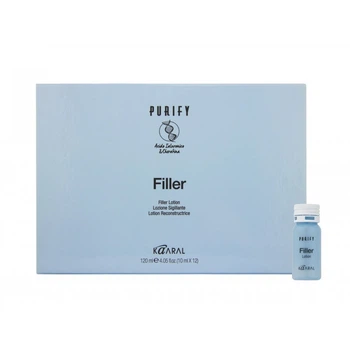 Kaaral Purify Filler Lotion Лосьйон-реконструктор з кератином і гіалуроновою кислотою для волосся 12*10 мл