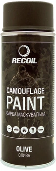 Маскирующая аэрозольная краска Recoil цвет: Олива
