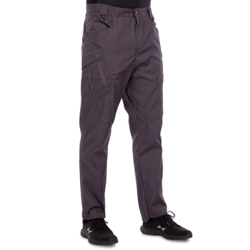 Чоловічі тактичні брюки штани з кишенями для рибалки походу полювання ZEPMA АН5709 темно-сірі Розмір XL