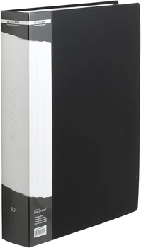 Папка 80 файлів Buromax А4 у чохлі чорний (BM.3628-01)