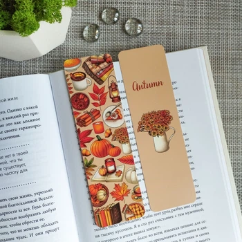 Двусторонняя закладка для книги "Autumn"