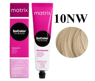 Стойкая крем-краска Matrix Socolor beauty 10NW Очень светлый блондин натуральный теплый 90 мл