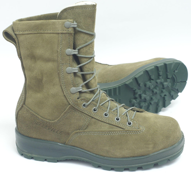 Берці зимові утеплені армії США Belleville 675ST 46.5 сіро зелені зихисний стальний носок