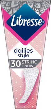 Щоденні гігієнічні прокладки Libresse Daily Fresh String 30 шт (7310791193892)