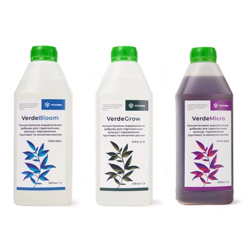 Набір добрив для гідропоніки YOCHEM Verde Grow Micro Bloom (3х1л)