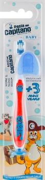 Дитяча зубна щітка Pasta del Capitano Baby 3+ М'яка Червона (8002140035814_red)
