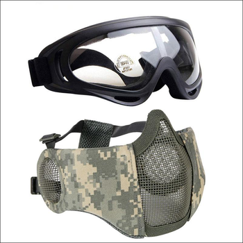 Тактические очки с защитной маской